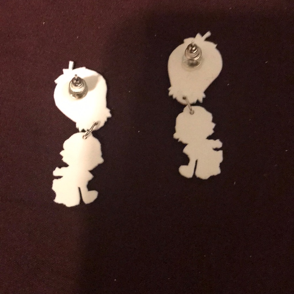 Handmade Strawberry shortcake earrings - Picture 2 of 4